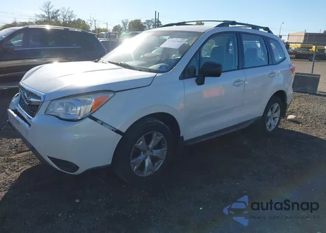 2015 Subaru Forester 2.5I z USA, uszkodzony, nr VIN JF2SJABC4FH561137